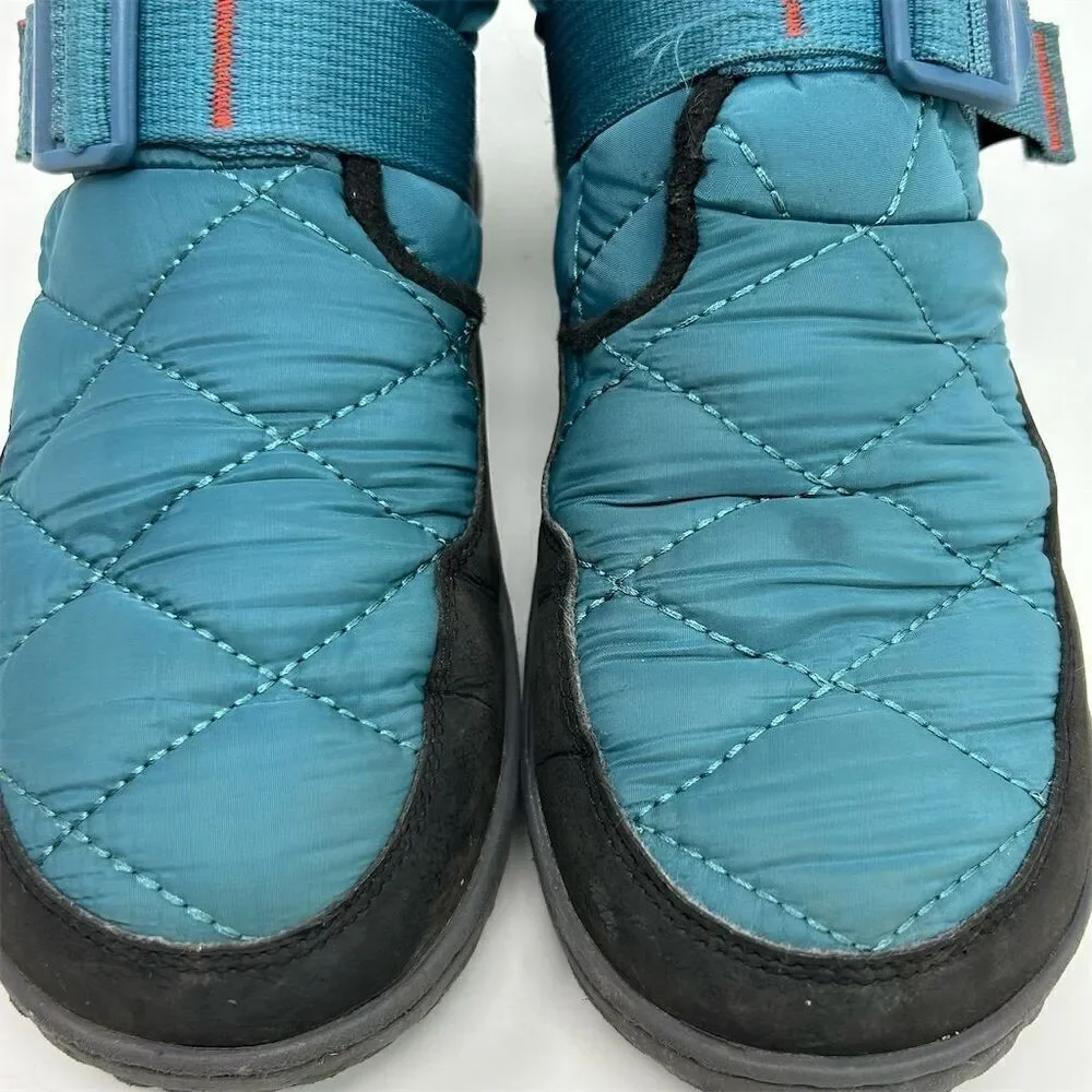 Chaco Ramble Puff Kids Casual Sneaker Slipper Shoes Blue Size 4.5 Outdoor